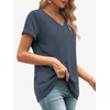T Shirts Short Sleeve V Neck Tees Womens Fashion Tops
