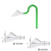 Sharplace Aquarium Lily Pipe Outflow with Surface Accessories for Water