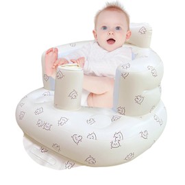 Baby Inflatable Seat, Inflatable Baby Seat for Babies, Baby Floor Seats for Riding on, Inflatable Seat Baby, Infant Back Support Sofa, Portable Inflated Dining Room Chair