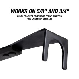 OEMTOOLS 27106 Heater Hose Disconnect Tool, Line Disconnect Removes 5/8" and 3/4" Couplings, Automotive Quick Disconnect Tool
