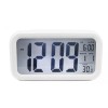 Gadiz Reloj Digital Alarma Numeros Grandes Fechador Luz Led Blanco