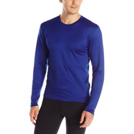 Duofold Men's Mid Weight Varitherm Crew Neck Thermal Shirt, Ultra Marine, Small