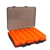 TOPIND Double Sided Fishing Lures Box Transparent Visible Plastic Fishing