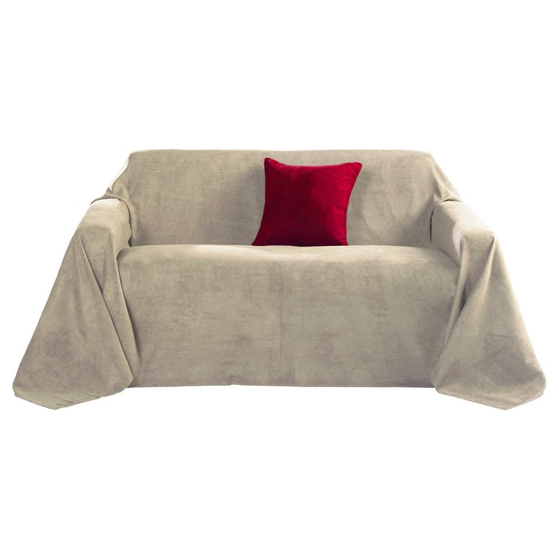 Beautissu Romantica Blanket 210 cm x 280 cm in Suede-Look