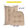 Sweet Home Collection Rocking Chair Cushion Premium Tufted Pads Non