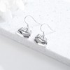 YYmqmq Book Earrings for Women 925 Sterling Silver Book Teacher