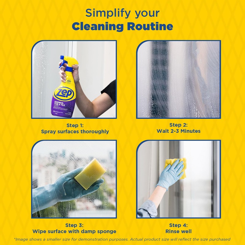 Zep Shower Tub and Tile Cleaner 1 Gallon ZUSTT128 (Case