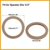 Partuto 2 Pcs 6.5" Universal Wooden Car Speaker Subwoofer Spacer