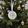 "First Christmas as Mr & Mrs" - Ceramic Bauble Ornament: