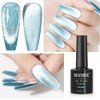 MIZHSE Cat Eye Nail Polish Meerblau Katzenaugen Gel Diamond Cat