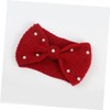 PACKOVE Pcs Fashion Knit Headband Women Pearl Decorated Bowknot Warmest