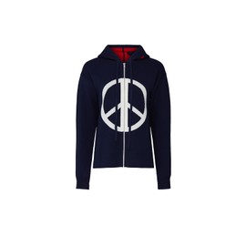 Victor Alfaro Collective Rent the Runway Pre-Loved Peace Graphic Sweatshirt, Navy, Medium