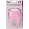 Efco Circle Toothed Punch, Pink, 75 mm