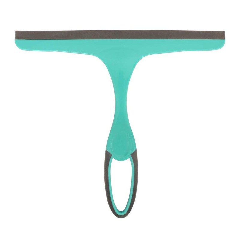 JVL Hand Held Wiper Blade Window Squeegee, Turquoise/Grey,