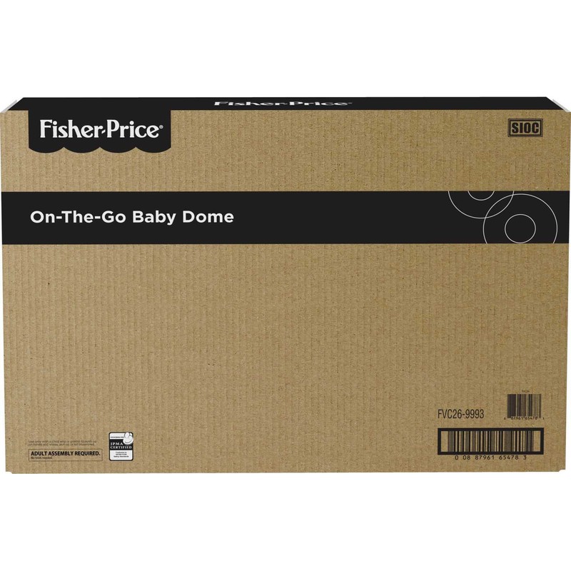 Fisher-Price Portable Bassinet On-The-Go Baby Dome, Travel Play Space with