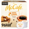McCafe Toffee Almond Coffee, Keurig Single Serve K-Cup Pods, 96