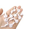 Honbay 50PCS Non-Mark Hook Plastic Hardwall Hanger Plastic Photo Frame