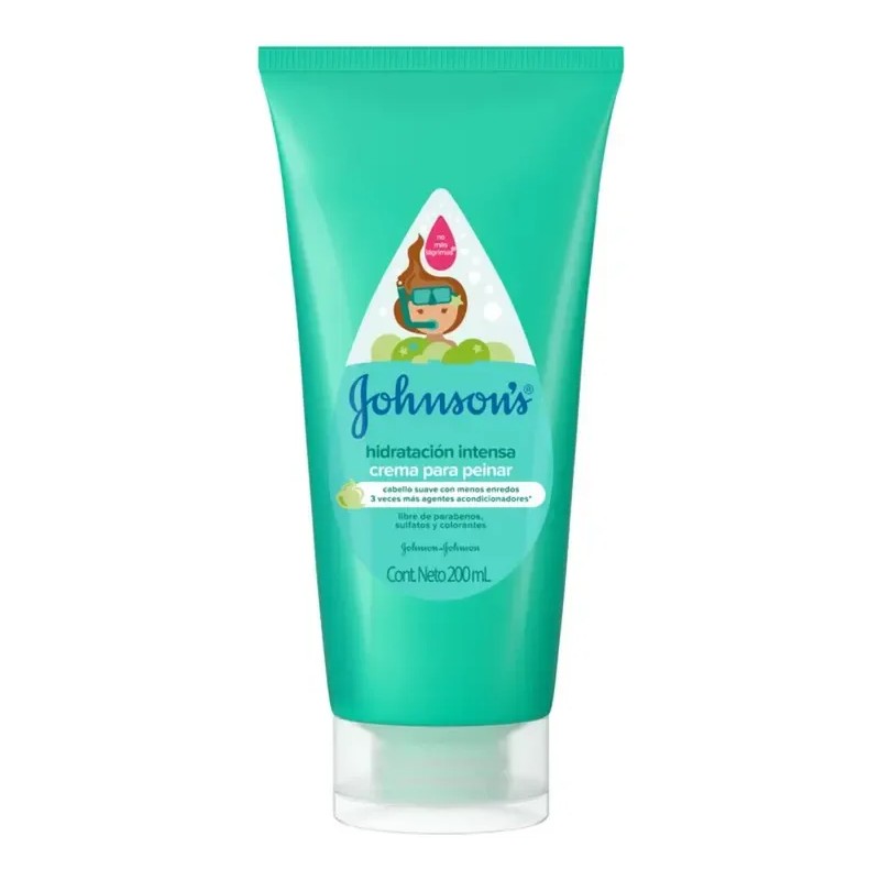 Crema Para Peinar Johnson's Hidratación Intensa 200 Ml