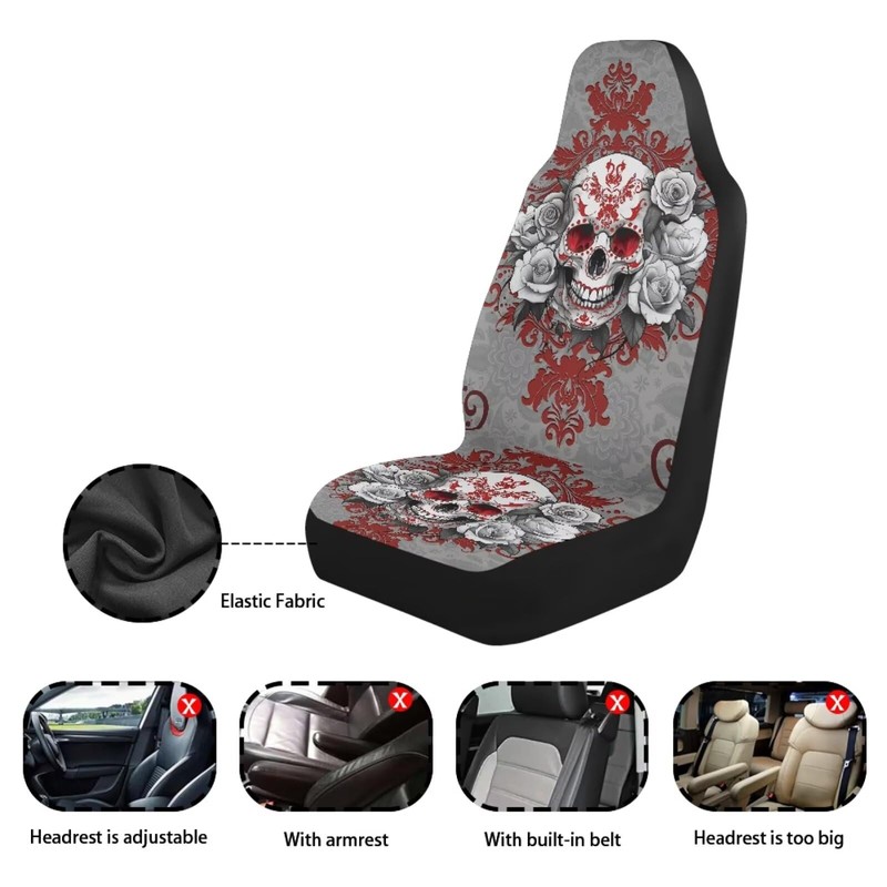 Aplkyhs Car Seat Covers for Front Seats, 2 Pack –