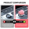Dogary Car One-Bouch Start Button, Heart-Shaped Engine Starer Cover with