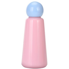 FAFAXOXO 17 oz About 500 ML Stainless Steel Water Bottle - Vacuum Insulated Water Bottle -Hot&cold Drink Metal Water Flask,BPA Free (Blue pink)