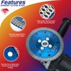 Solidure Extra Thin Diamond Cutting Disc 115mm x M14 Turbo
