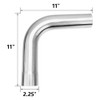 A-KARCK Exhaust 90 Degree Tube 2.25" OD 2 Pack, Stainless