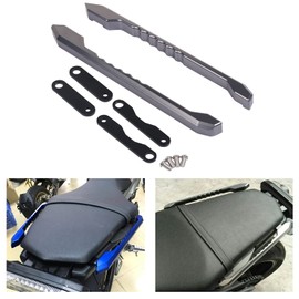 Motorcycle Passenger Rear Grab Bar Rear Seat Rail Kit Grab Handles Hand Grips Tail Handle Armrest for Yamaha MT09 FZ09 MT-09 FZ-09 MT 09 FZ 09 2013 2014 2015 2016 2017 2018 2019 2020(Titanium)