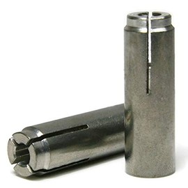 Stainless Steel Concrete & Stone Drop in Female Expansion Anchors with Setting Tool 3/8"-16 x 1-9/16" Qty 20