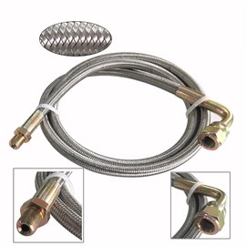 Turbocharger Turbo Charger Oil Feed and Drain Return Line Kit for T3 T4 GT35 T70 T66 T61 T60 T04E T04 GT32 GT40 GT42