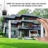 2.5in 1080P 13LED WiFi PTZ Dome Security Camera Outdoor IP65