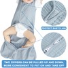 BSTOPPT 2 Pack Baby Sleep Sack 0-6 Months 100% Organic