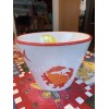 Nantucket Home Large Crab Lobster Pot Bowl Container Retired Rare