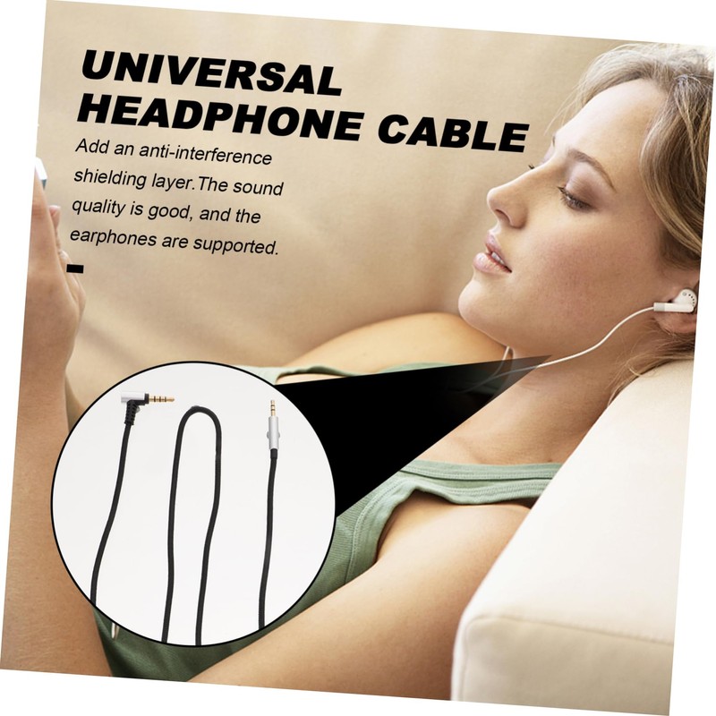 LABRIMP 1Pc Line Earphone Cable for Headsets High Performance Audio