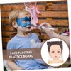STOBOK Face Makeup Practice Board Reusable and Washable Face Painting