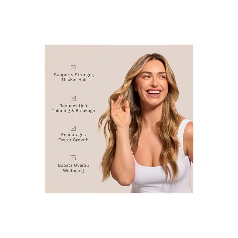 HAIR BURST Hair Growth Biotin Gummies - Daily Vitamins -