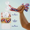 GeeRic Silver Medal for Children, Pack of 12 Winners Silver
