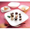 Corelle Plate Dish, Square Small Bowl, 5.1×5.1×1.4 inches (13×13×3.5 cm),