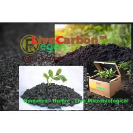 The Andersons HumiChar Organic Soil Amendment w Humate Biochar Microbal LiveCarbon 2.1gal