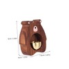 ORFOFE Brass Wood Bear Doorbell Magnetic Chime Entryway Bell Attractive