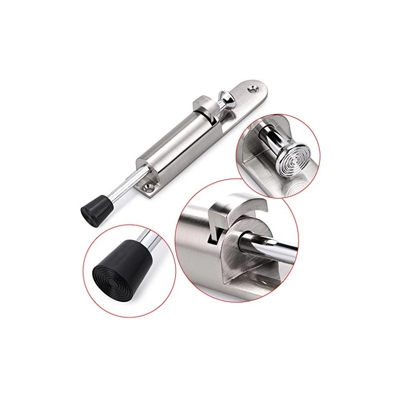 Sumnacon Kickdown Door Stop - Stainless Steel Easy Step Door