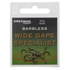 Drennan Wide Gape Specialist Barbless Hooks Size 10 Qty 10