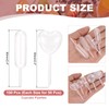 PATIKIL Cupcakes Pipettes, 100 Pcs 4ml Disposable Plastic Dessert Pipettes