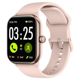 Spade & Co Health Smartwatch 4 - Smartwatch for Men & Women, Heart Rate, Sleep & SpO2 Monitor, Pedometer, Fitness Tracker, Answer/Make Calls IP68 Waterproof iOS & Android Compatible