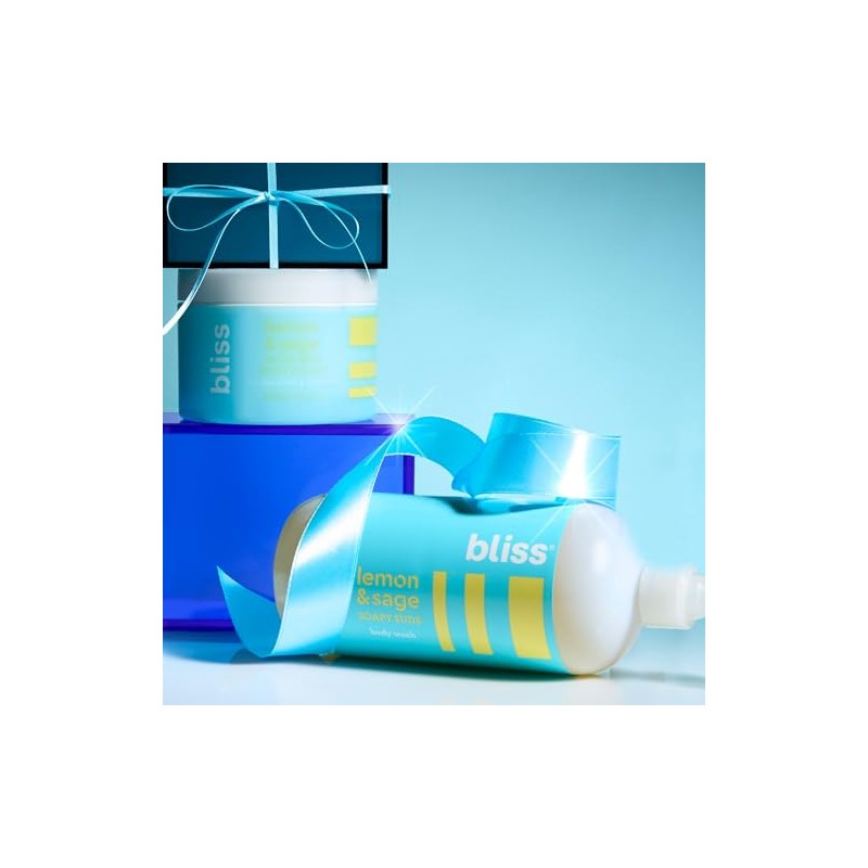 Bliss Dúo Exfoliante Lemon Love: Gel De Baño Con Espuma
