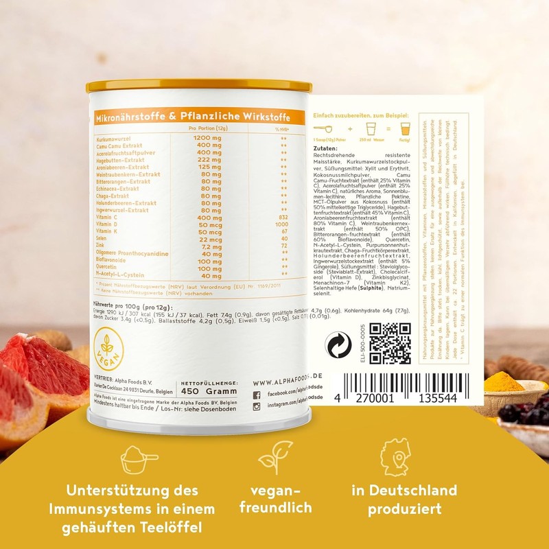Immune Elixir | Phyto Powder | Vitamin C from Acerola,