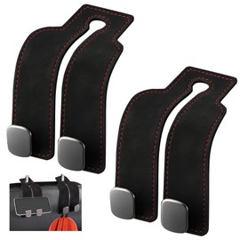 YONEEKSS 2 Pack Car Seat Headrest Hook, Double Convenient Hanger Storage Car Seat Back Organizer for Handbags, Bags, Purses