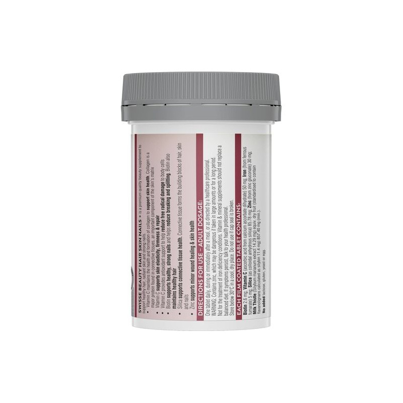Swisse Beauty Hair Skin Nails+ 60 Tablets