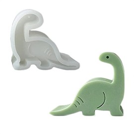 Duawenki Brontosaurus Shape Car Freshie Silicone Mold for Making Soap Aroma Beads Car Freshie, Pendant, Candle,Decoration,Sculpture Resin