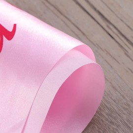 Big Sister to Be Sash Pink, Satin Baby Shower Decorations, Gifts for Her, Sash Bundles Daddy - Big Sister - Grandma - Nanny - Auntie to Be Sash, 3 Colours (Pink, Blue, White)